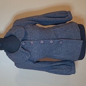 JACKPOT Peacoat, Peter Pan Collar, Pleated, Detailed Sleeves